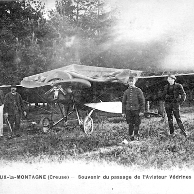 Souvenir du passage de l'aviateur Vedrines